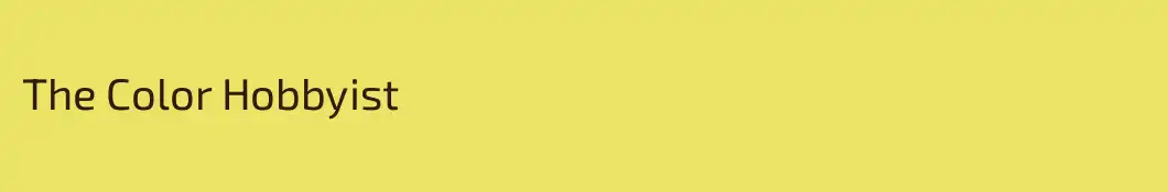 The Color Hobbyist